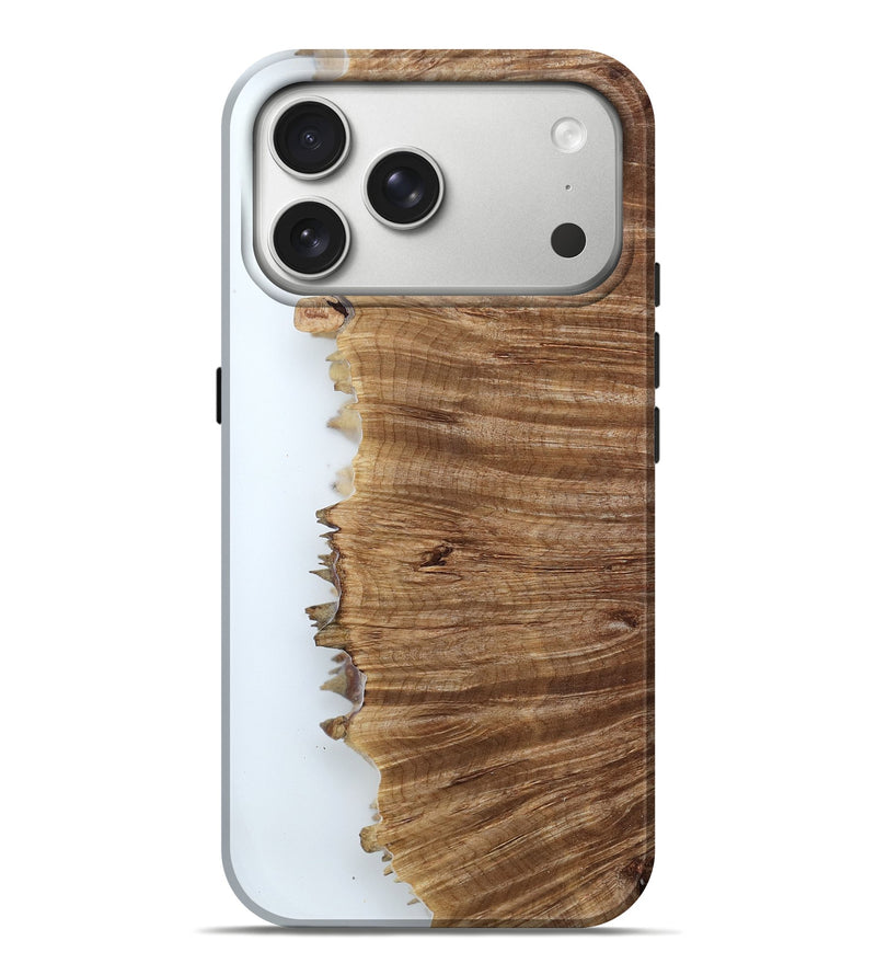 iPhone 17 Pro Max Wood Live Edge Phone Case - Yazmin (Clear, 788644)
