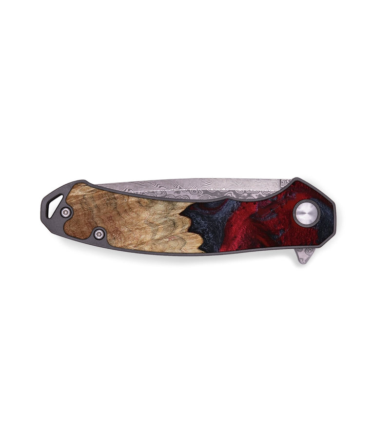 EDC Wood Pocket Knife - Davina (Red, 788661)