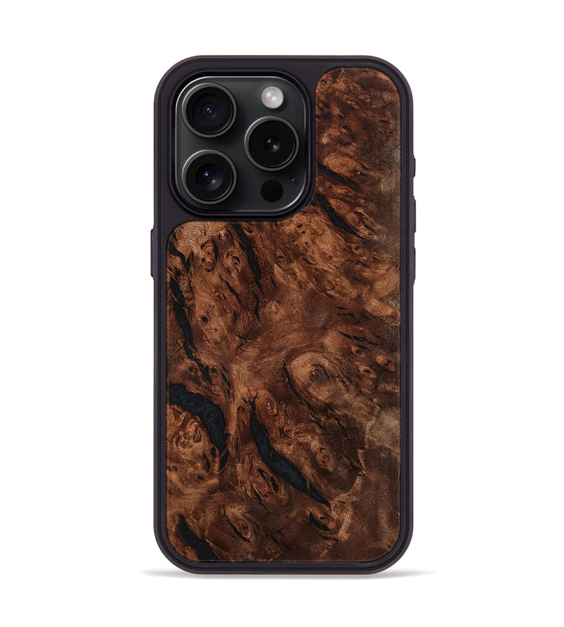 iPhone 15 Pro Wood Phone Case - Berry (Wood Burl, 788691)