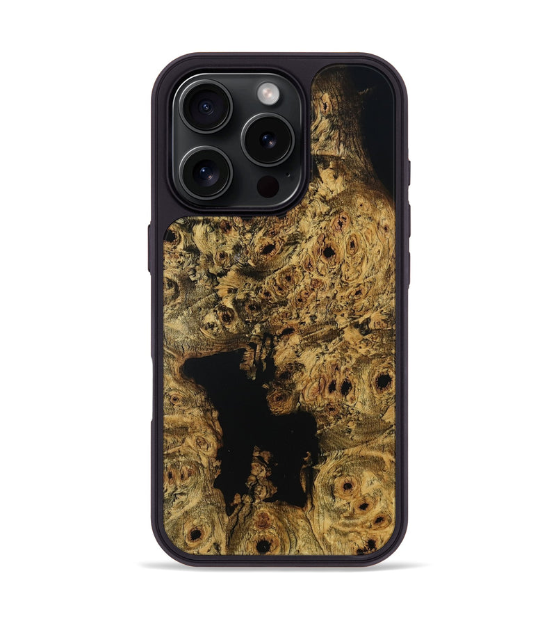 iPhone 16 Pro Wood Phone Case - Enoch (Wood Burl, 788699)