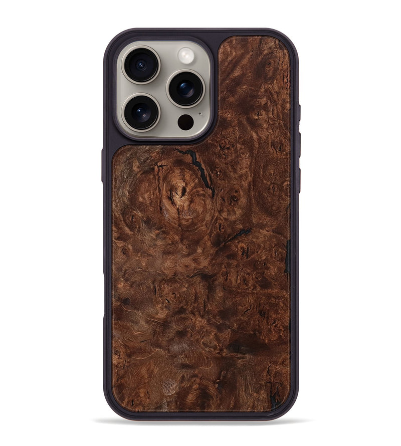 iPhone 16 Pro Max Wood Phone Case - Manuela (Wood Burl, 788725)