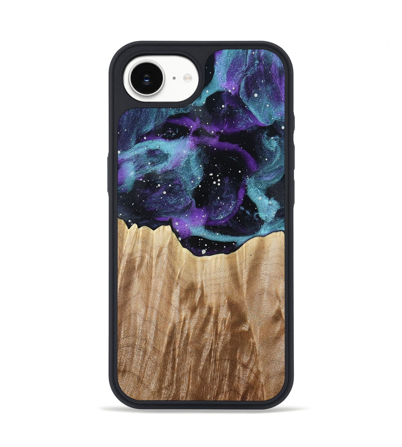 iPhone 16e Wood Phone Case - Azul (Cosmos, 788798)