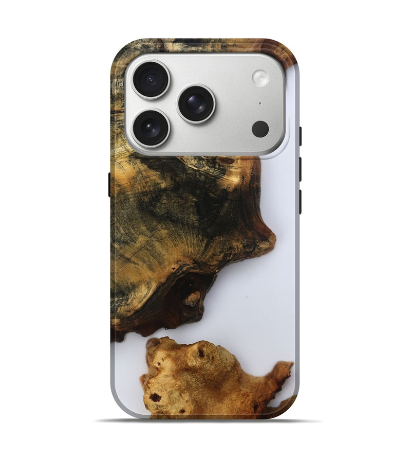 iPhone 17 Pro Wood Live Edge Phone Case - Beyonce (Clear, 788830)