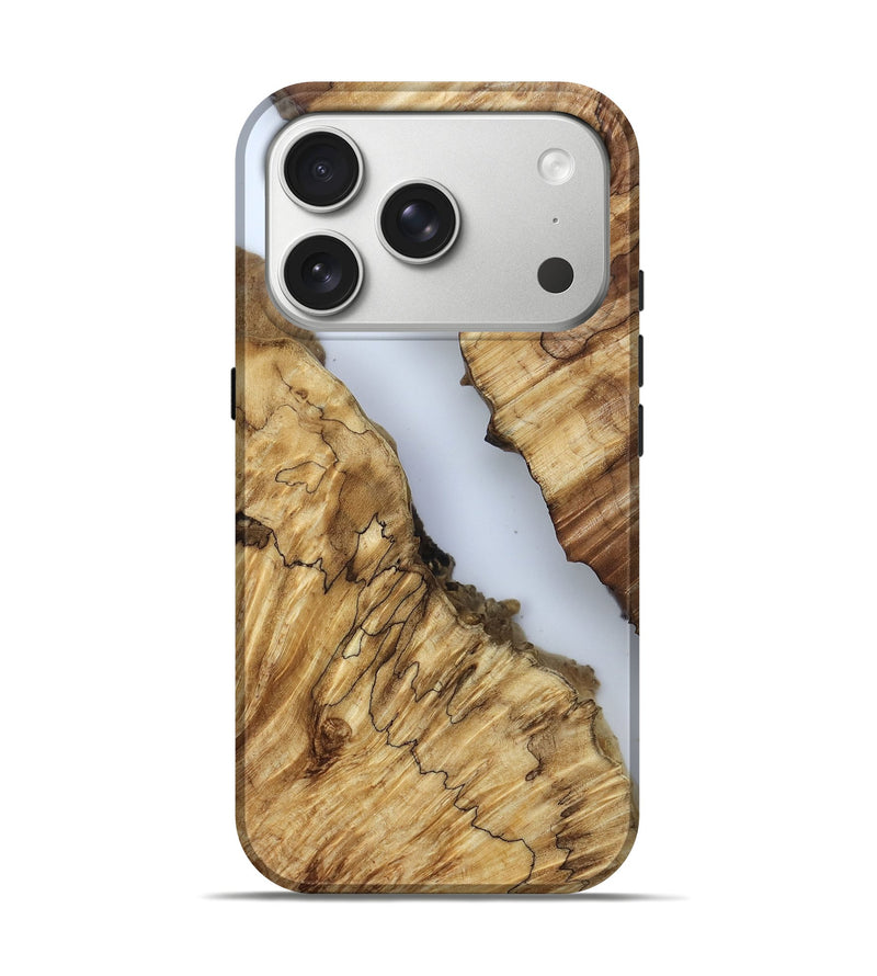 iPhone 17 Pro Wood Live Edge Phone Case - Melinda (Clear, 788832)