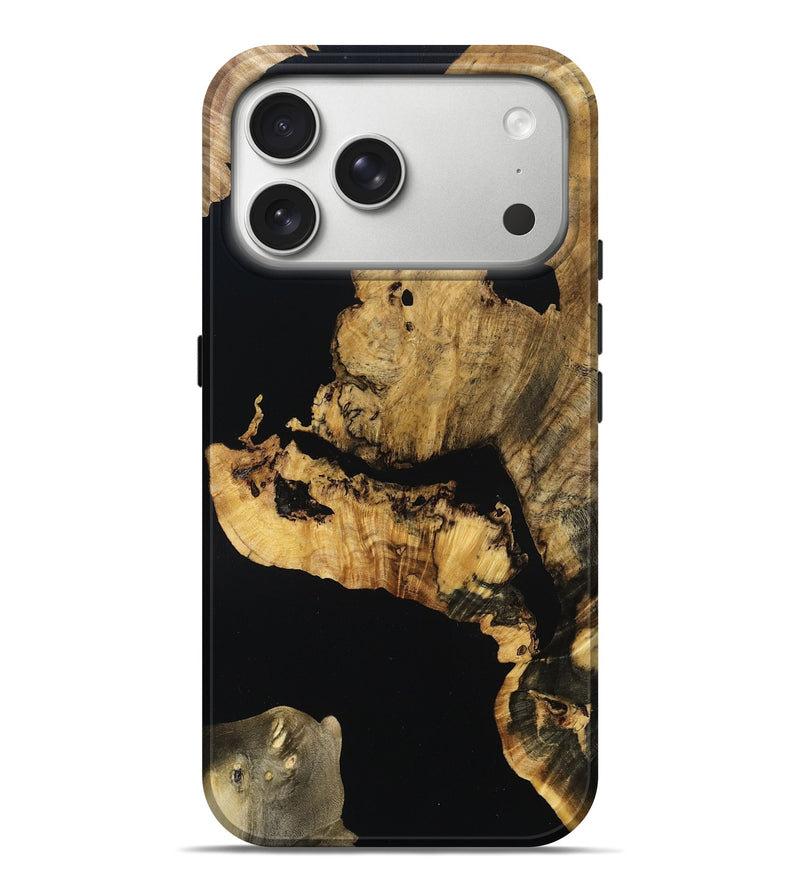 iPhone 17 Pro Max Wood Live Edge Phone Case - Carolyn (Wood Burl, 788835)