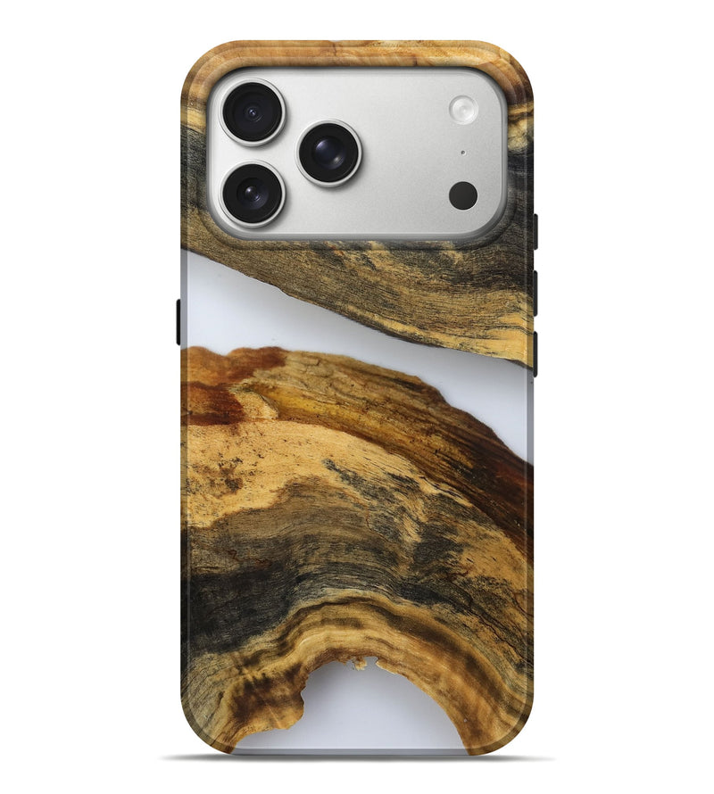 iPhone 17 Pro Max Wood Live Edge Phone Case - Emmy (Clear, 788838)