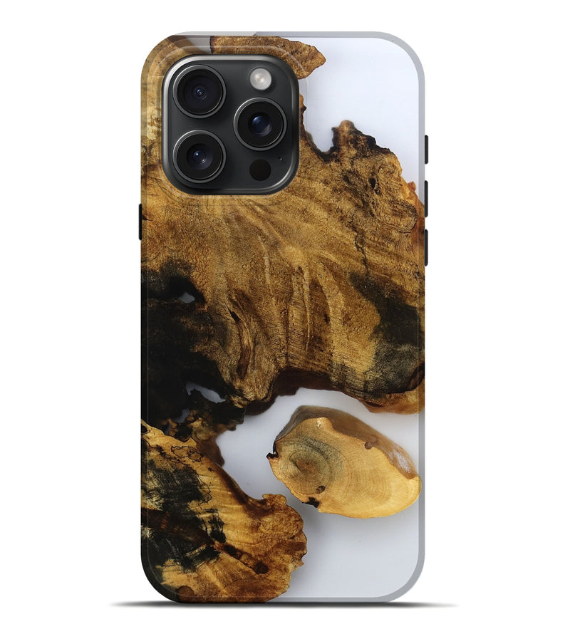 iPhone 16 Pro Max Wood Live Edge Phone Case - Corine (Clear, 788843)