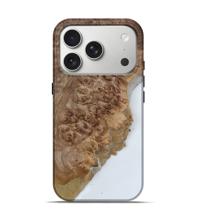 iPhone 17 Pro Wood Live Edge Phone Case - Leisa (Clear, 788845)