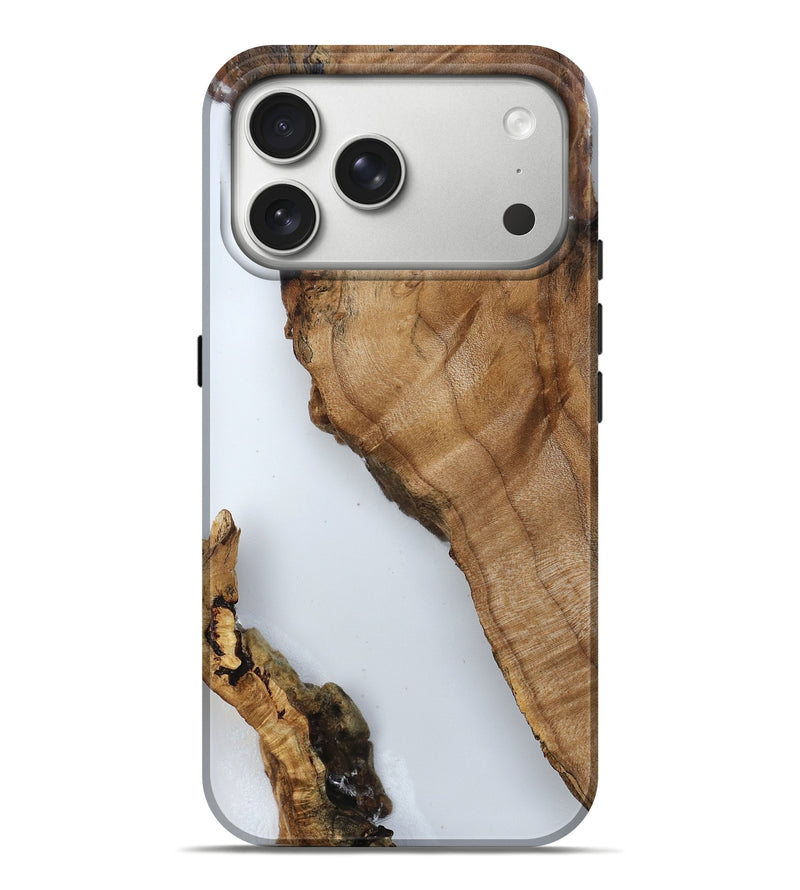 iPhone 17 Pro Max Wood Live Edge Phone Case - Jerod (Clear, 788846)