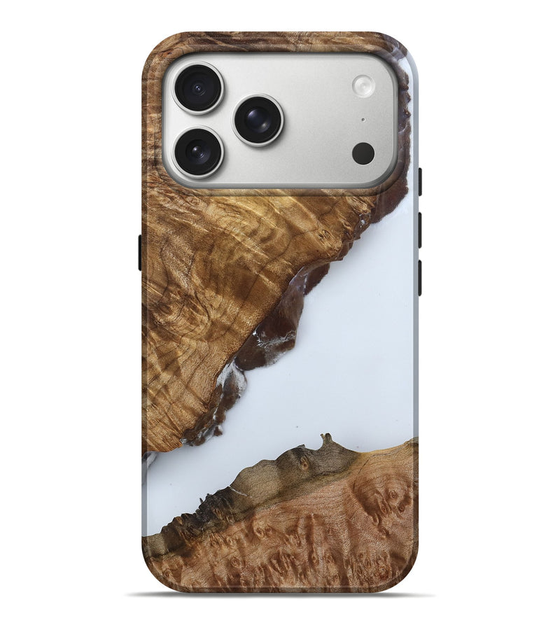 iPhone 17 Pro Max Wood Live Edge Phone Case - Erin (Clear, 788847)