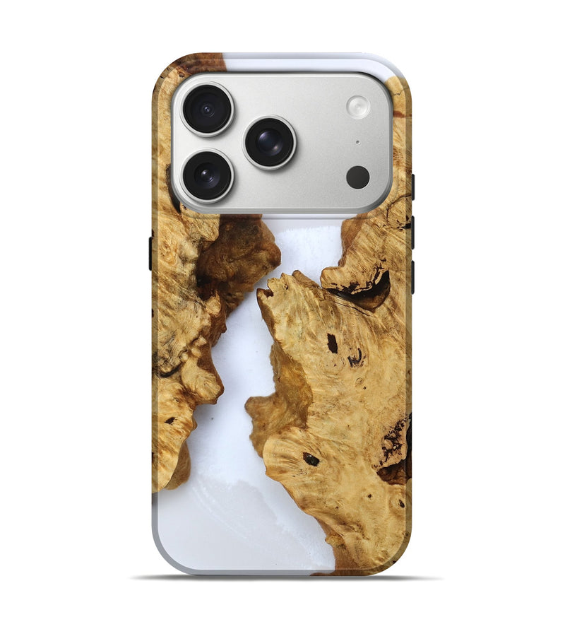iPhone 17 Pro Wood Live Edge Phone Case - Margie (Clear, 788897)