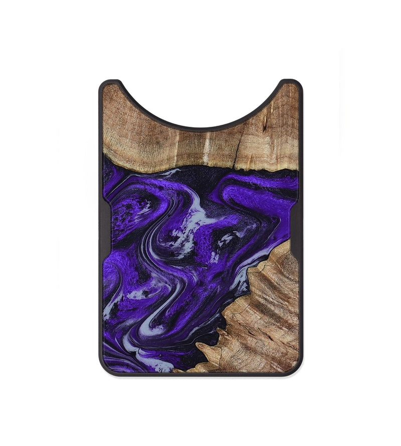 Alloy Wood Wallet - Peggie (Purple, 789020)