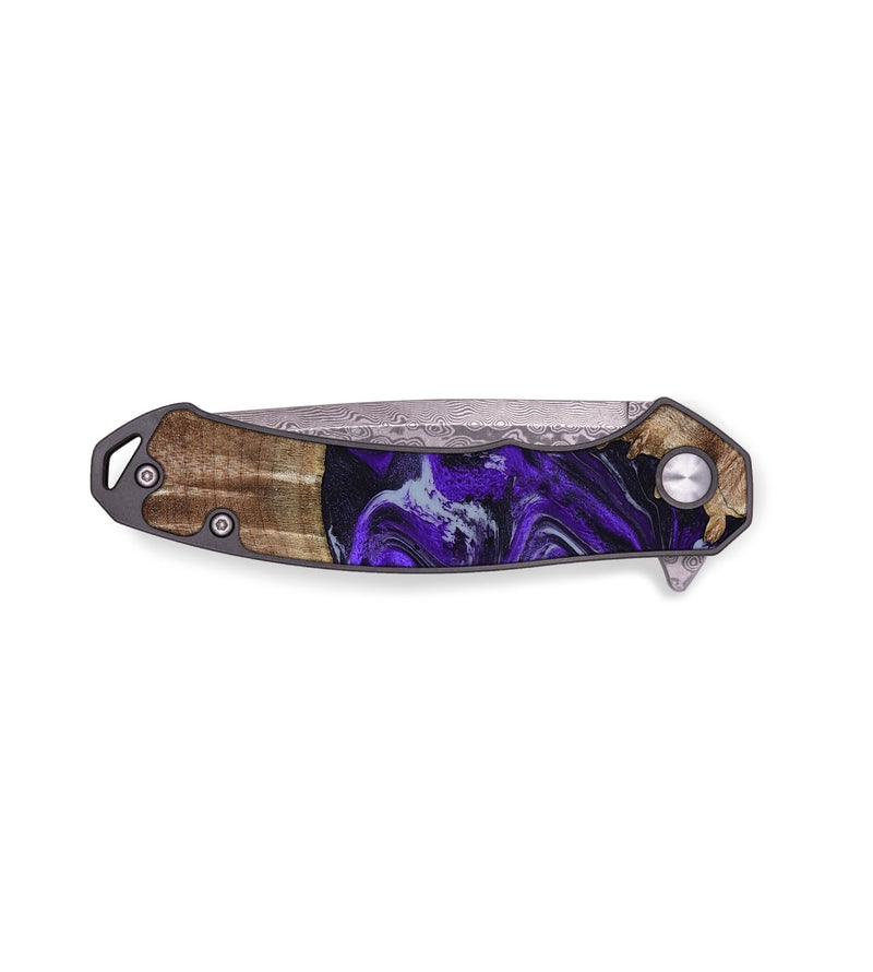EDC Wood Pocket Knife - Peggie (Purple, 789020)