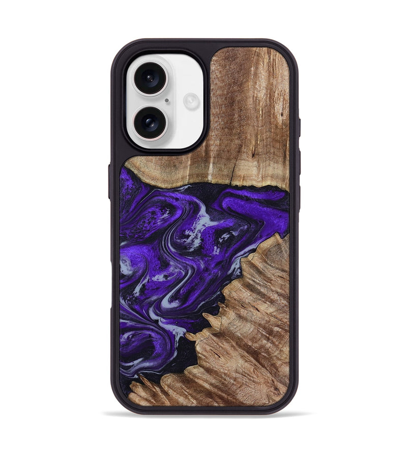 iPhone 17 Wood Phone Case - Peggie (Purple, 789020)