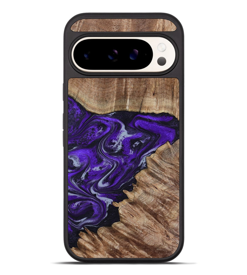 Pixel 10 Pro XL Wood Phone Case - Peggie (Purple, 789020)