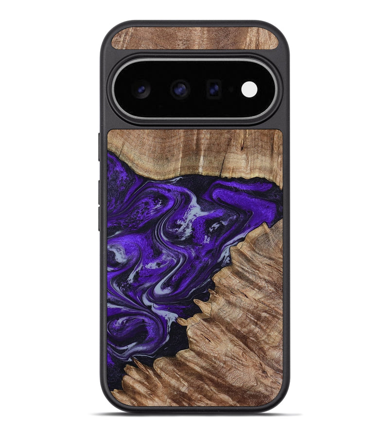Pixel 11 Pro XL Wood Phone Case - Peggie (Purple, 789020)