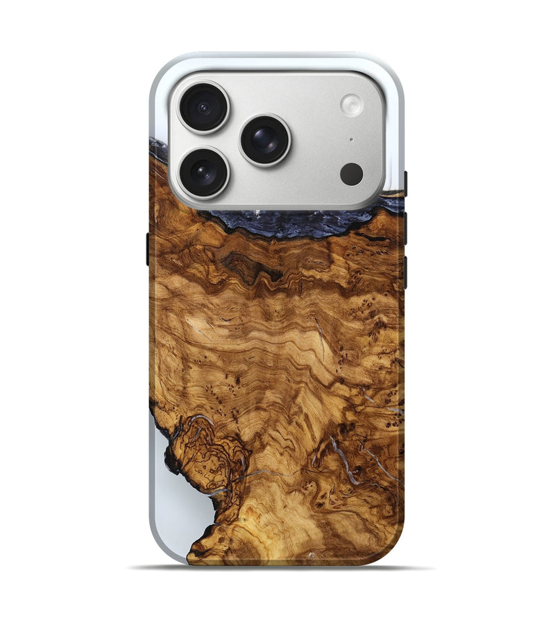 iPhone 17 Pro Wood Live Edge Phone Case - Marcie (Clear, 789071)