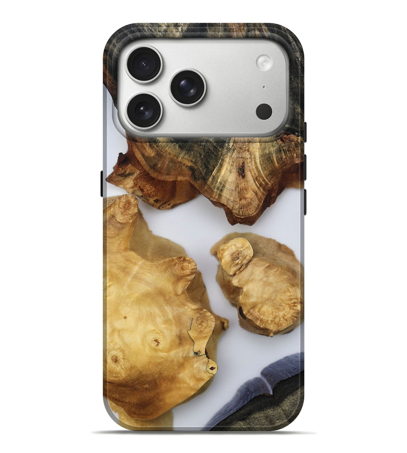 iPhone 17 Pro Max Wood Live Edge Phone Case - Hester (Clear, 789085)