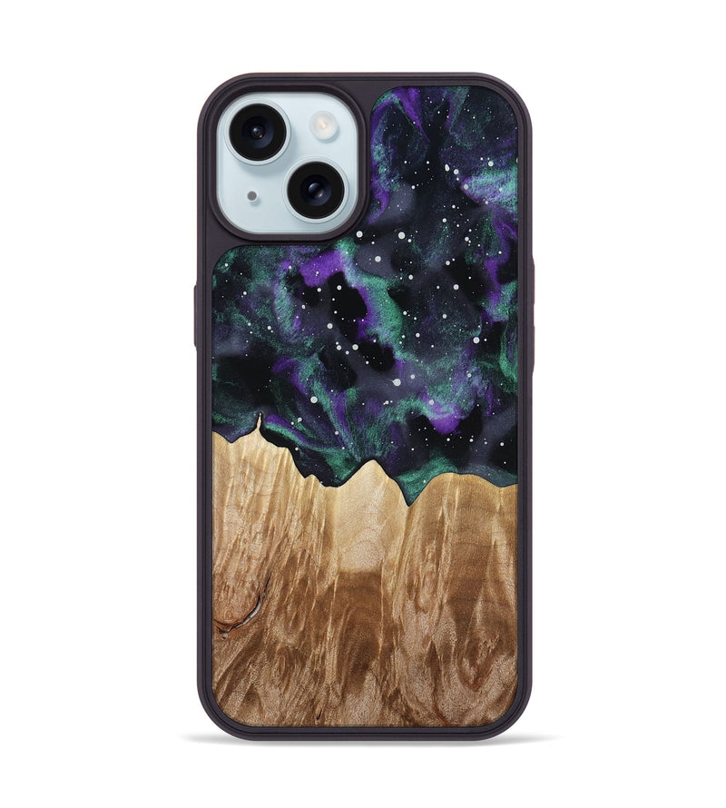 iPhone 15 Wood Phone Case - Araceli (Cosmos, 789167)