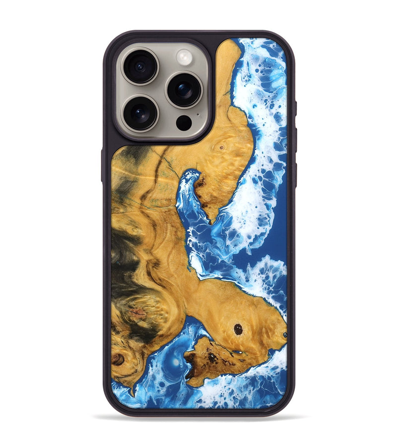 iPhone 15 Pro Max Wood Phone Case - Jaydin (Coastal, 789234)