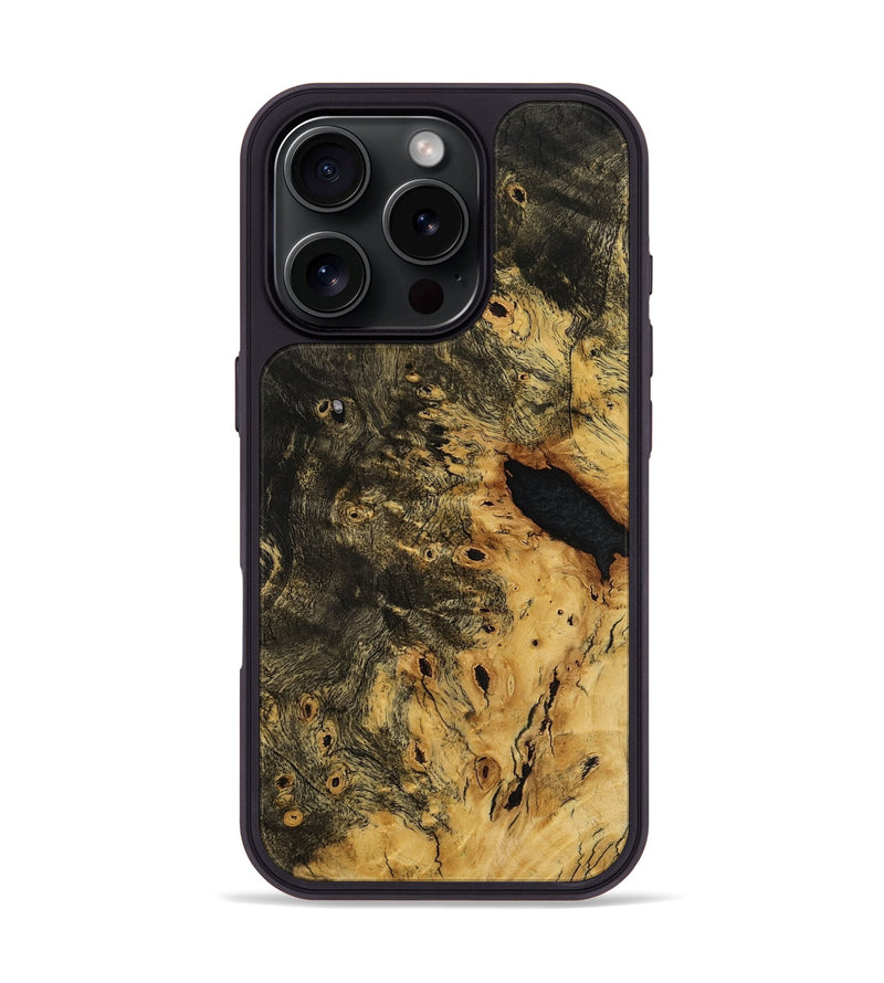 iPhone 16 Pro Wood Phone Case - Shara (Wood Burl, 789240)