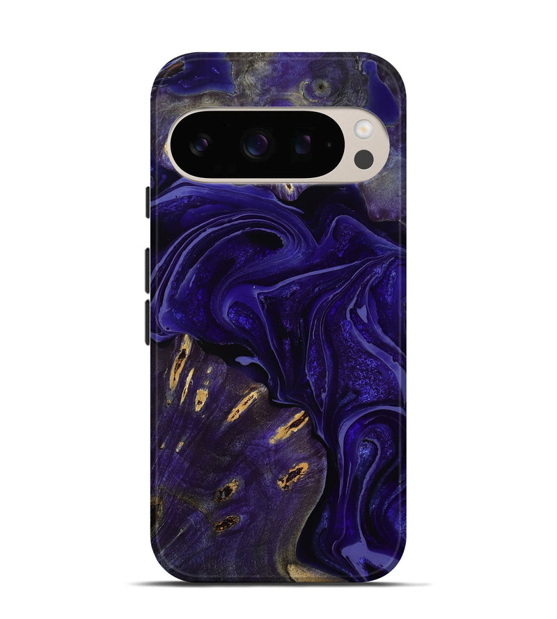 Pixel 10 Pro Wood Live Edge Phone Case - Aidan (Purple, 789253)