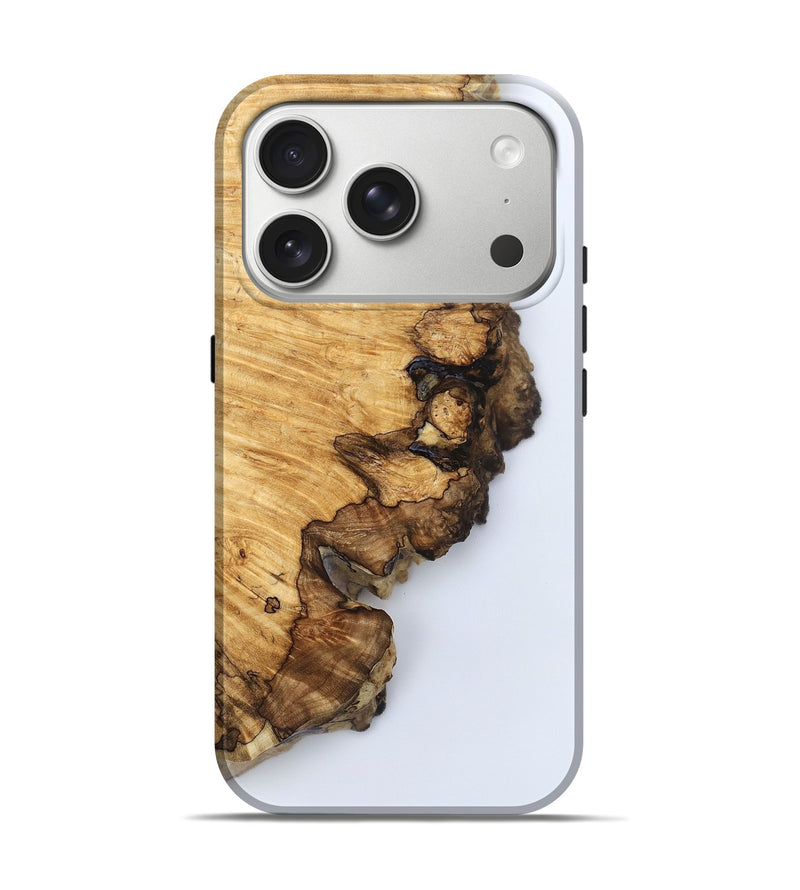 iPhone 17 Pro Wood Live Edge Phone Case - Jaslene (Clear, 789272)