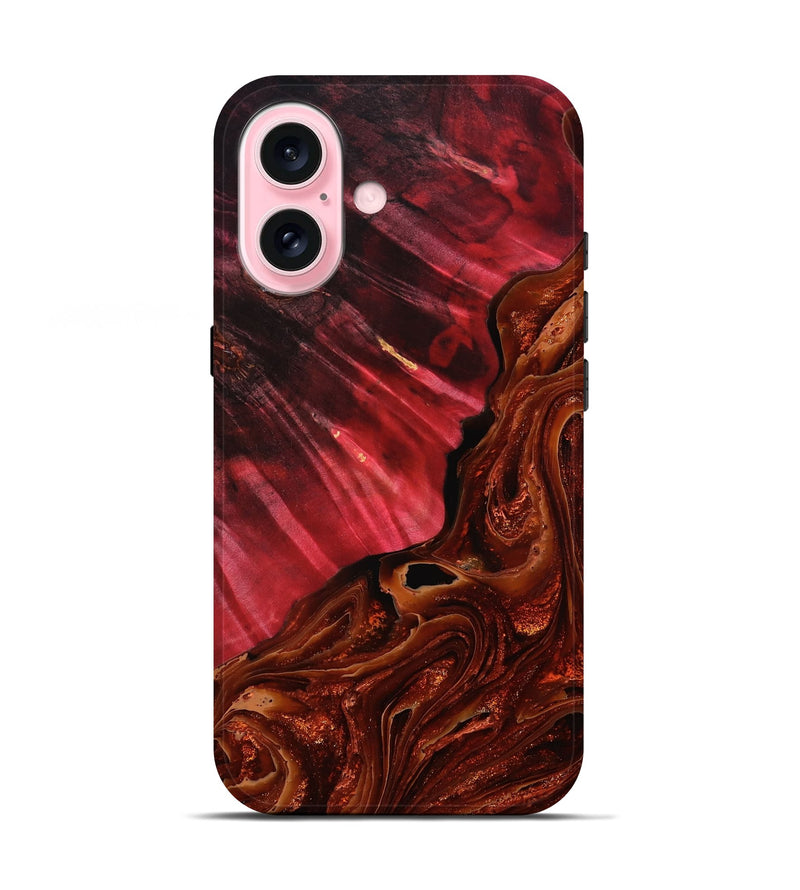 iPhone 17 Wood Live Edge Phone Case - Dylan (Red, 789279)