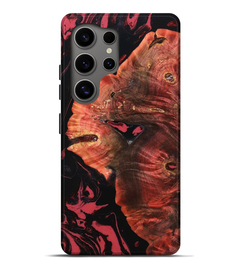 Galaxy S25 Ultra Wood Live Edge Phone Case - Jarred (Red, 789283)