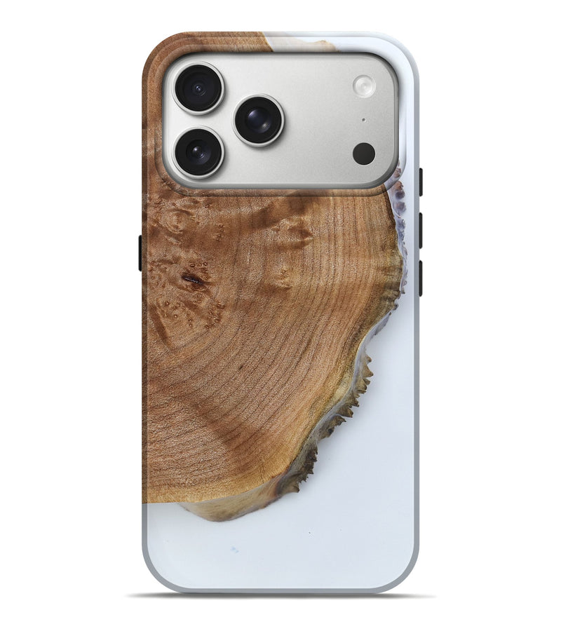 iPhone 17 Pro Max Wood Live Edge Phone Case - Kylian (Clear, 789291)