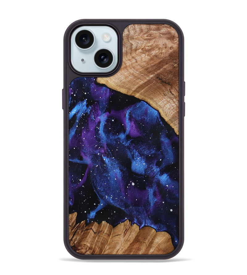 iPhone 15 Plus Wood Phone Case - Yara (Cosmos, 789330)