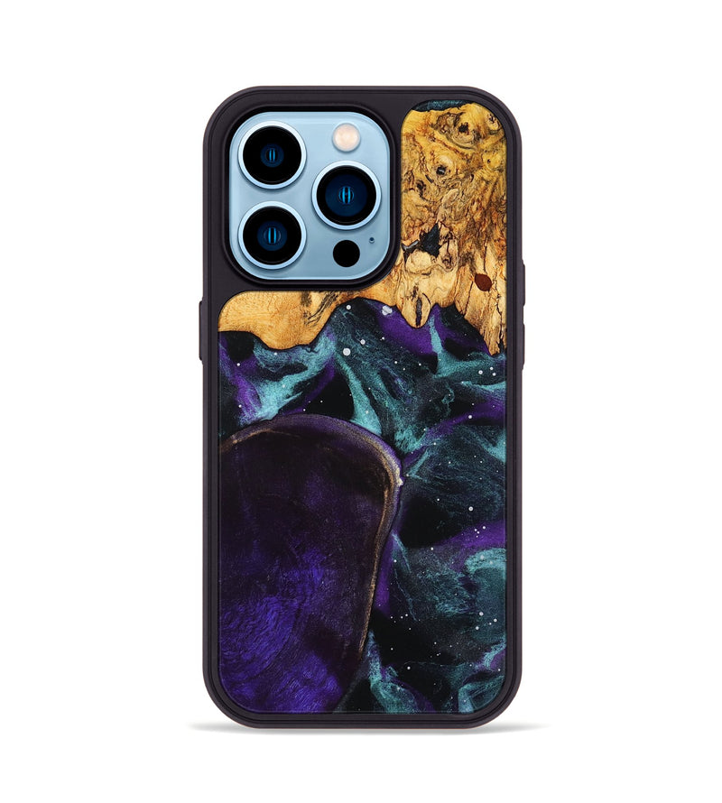 iPhone 14 Pro Wood Phone Case - Eduardo (Cosmos, 789352)