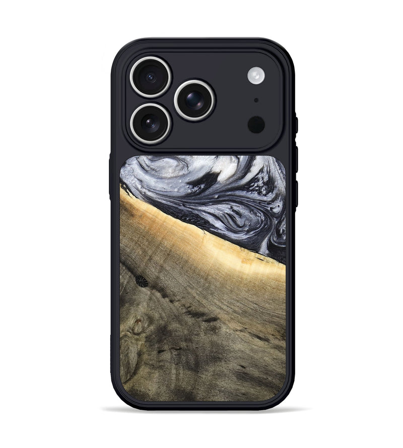 iPhone 17 Pro Wood Phone Case - Akeelah (Black & White, 789415)