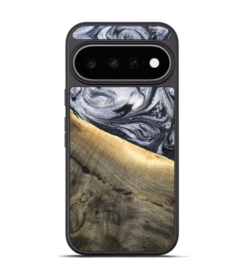 Pixel 11 Pro Wood Phone Case - Akeelah (Black & White, 789415)