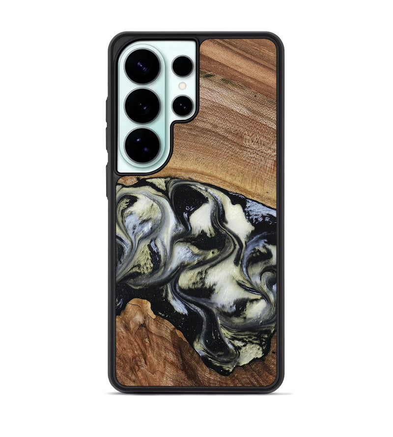 Galaxy S26 Ultra Wood Phone Case - Jessica (Black & White, 789417)