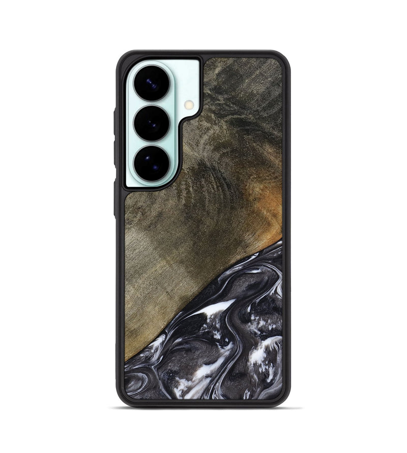Galaxy S26 Wood Phone Case - Ariya (Black & White, 789418)