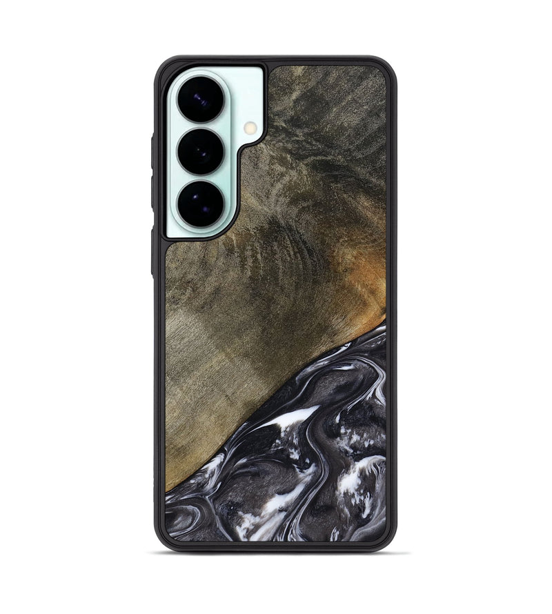 Galaxy S26 Plus Wood Phone Case - Ariya (Black & White, 789418)