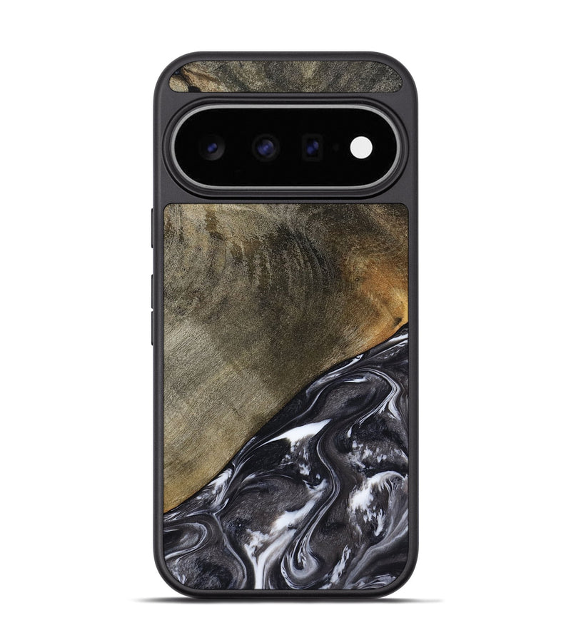 Pixel 11 Pro Wood Phone Case - Ariya (Black & White, 789418)