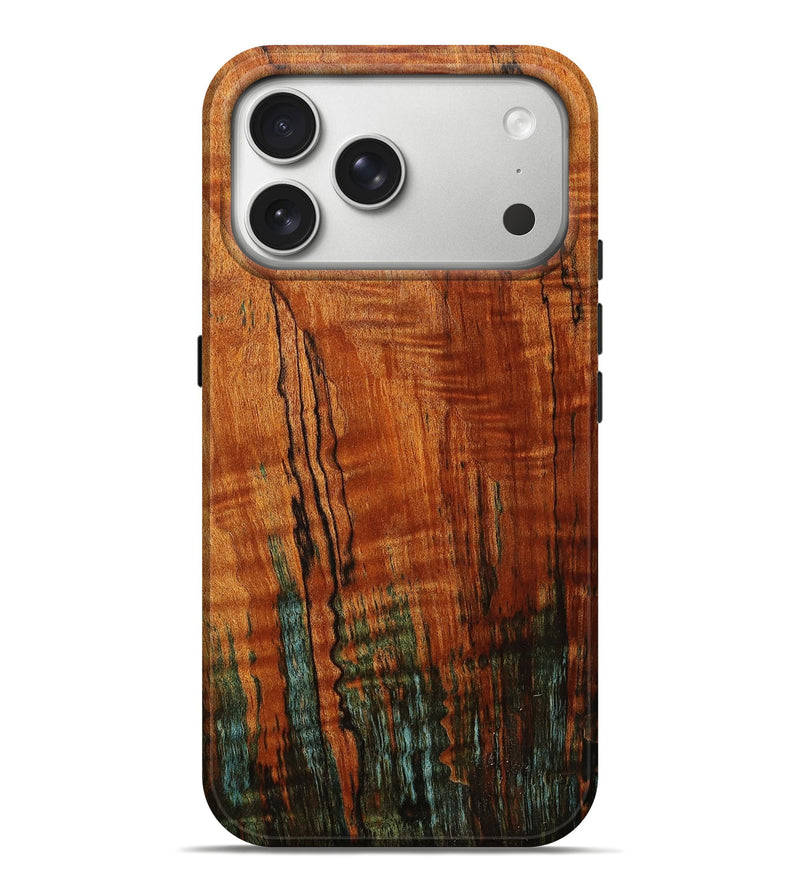 iPhone 17 Pro Max Wood Live Edge Phone Case - Bentley (Double Dyed, 789450)