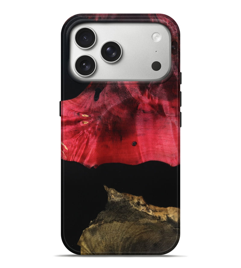 iPhone 17 Pro Max Wood Live Edge Phone Case - Tilda (Double Dyed, 789455)