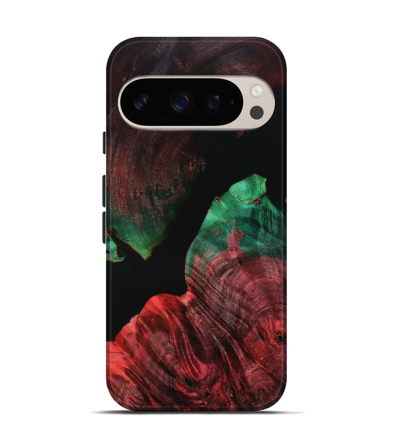 Pixel 10 Pro Wood Live Edge Phone Case - Amber (Double Dyed, 789456)