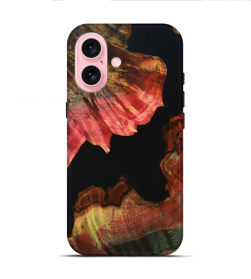 iPhone 16 Wood Live Edge Phone Case - Zaire (Double Dyed, 789458)