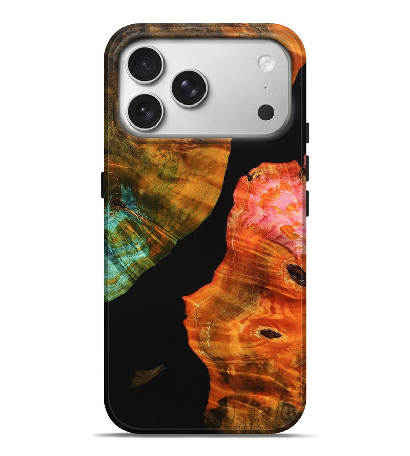 iPhone 17 Pro Max Wood Live Edge Phone Case - Kaycee (Double Dyed, 789463)