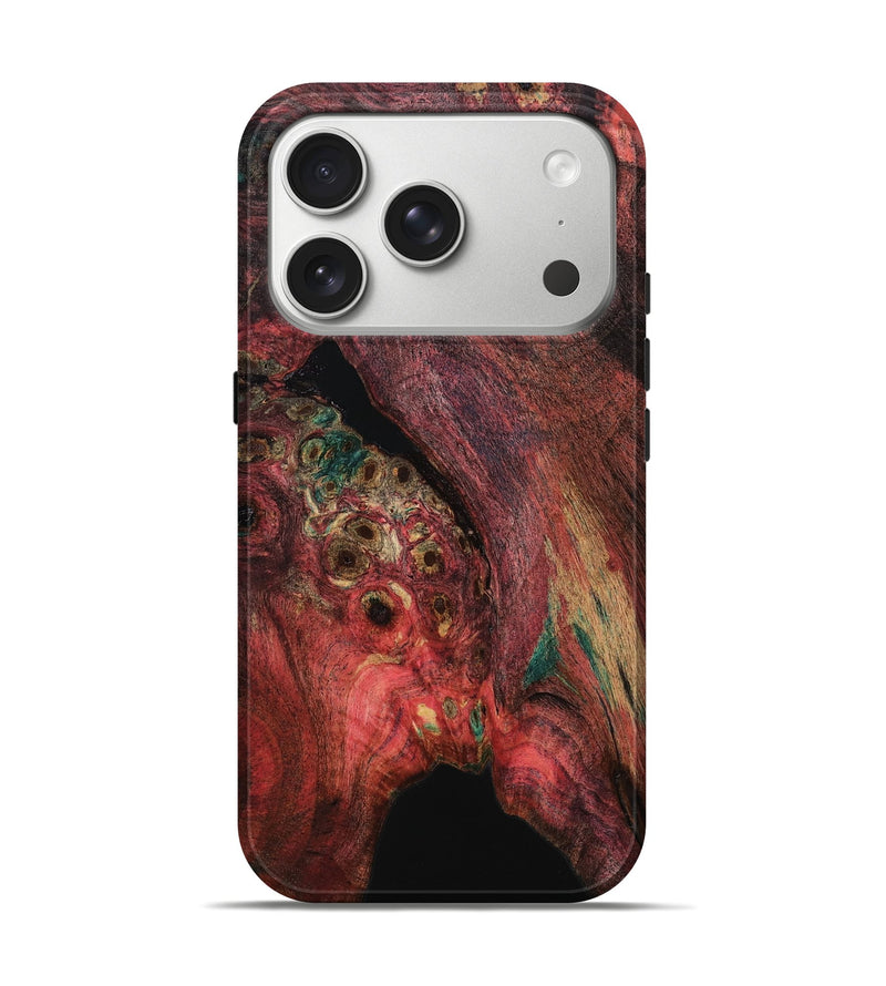 iPhone 17 Pro Wood Live Edge Phone Case - Ciji (Double Dyed, 789470)