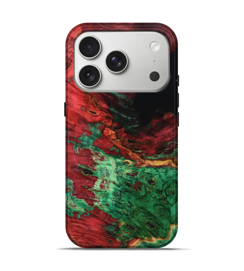 iPhone 17 Pro Wood Live Edge Phone Case - West (Double Dyed, 789475)