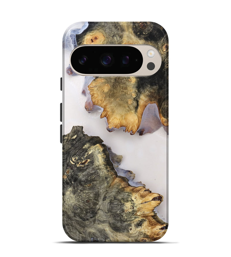 Pixel 10 Pro Wood Live Edge Phone Case - Huey (Clear, 789625)
