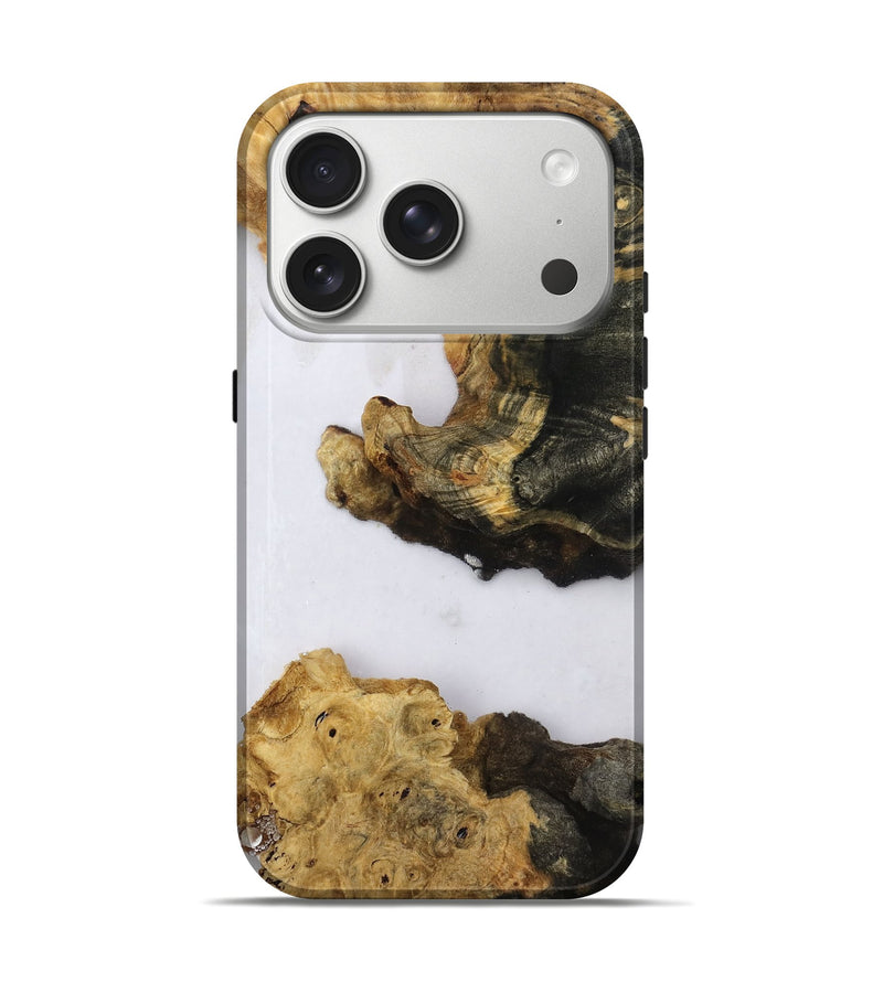iPhone 17 Pro Wood Live Edge Phone Case - Elwood (Clear, 789626)