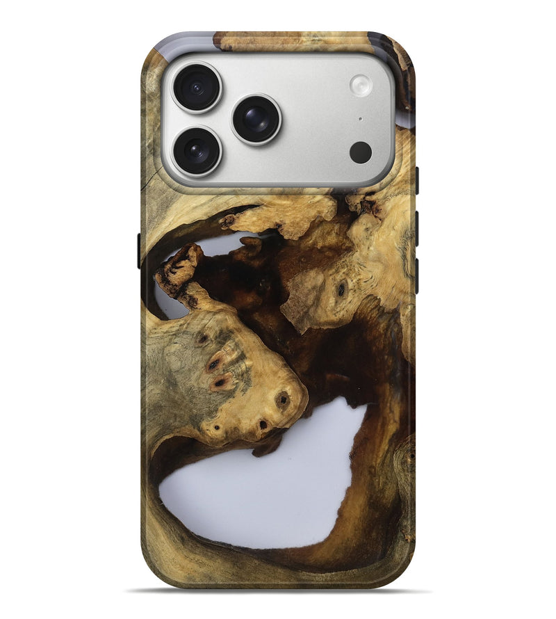 iPhone 17 Pro Max Wood Live Edge Phone Case - Rene (Clear, 789630)