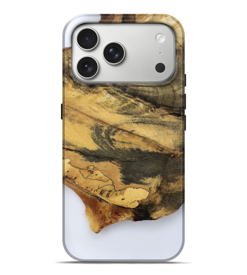 iPhone 17 Pro Max Wood Live Edge Phone Case - Martina (Clear, 789639)