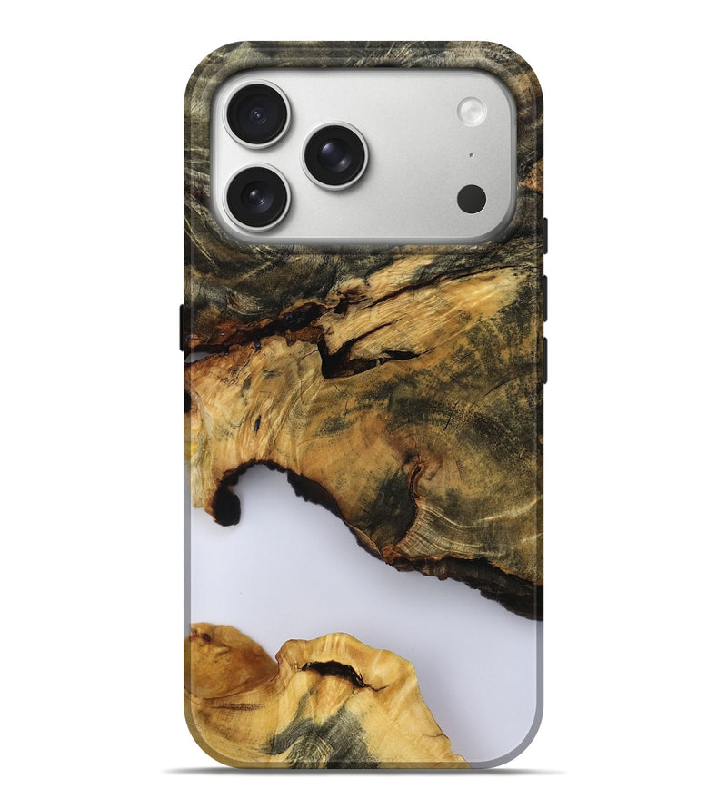 iPhone 17 Pro Max Wood Live Edge Phone Case - Ocie (Clear, 789642)